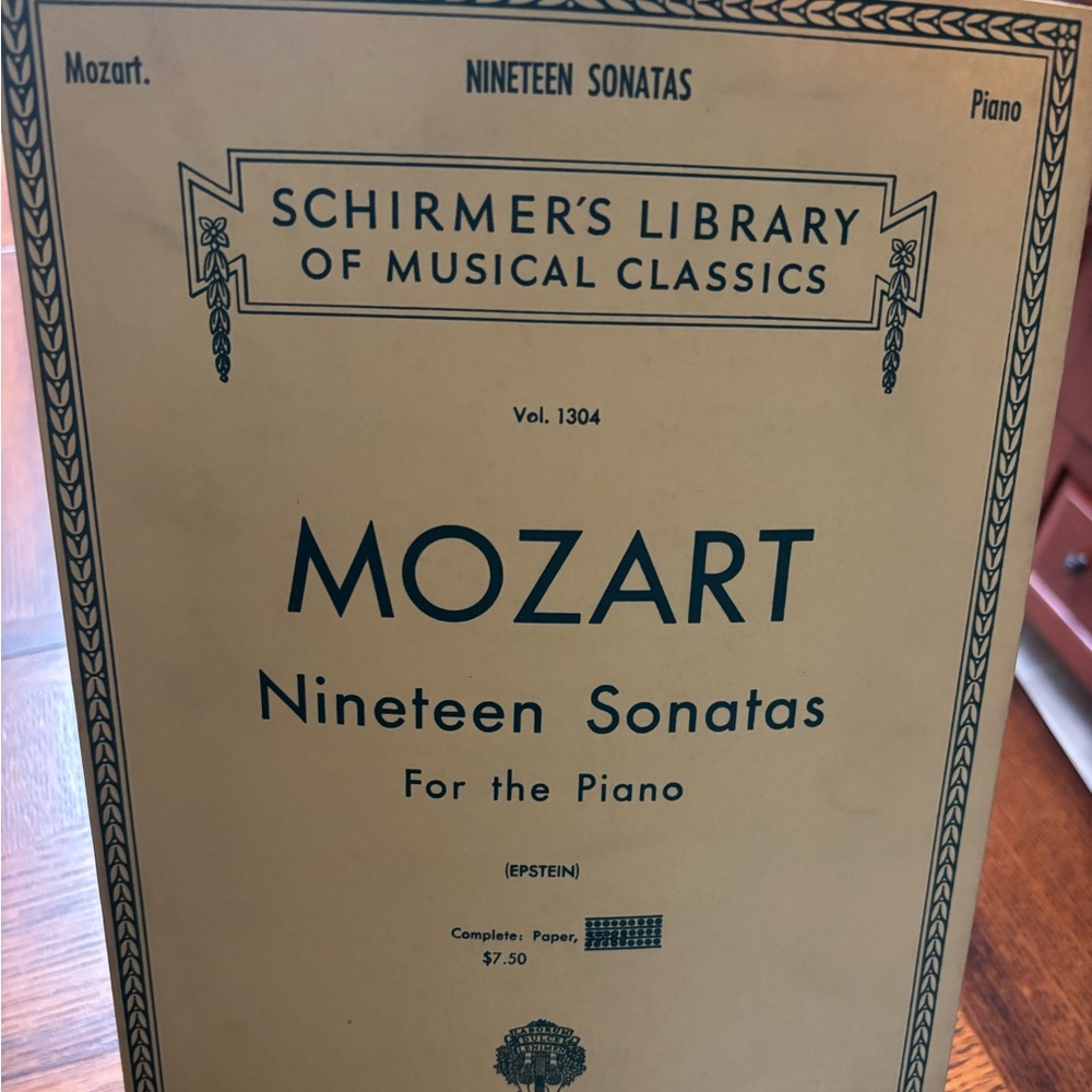 Mozart Nineteen Sonatas for Piano Sheet Music - Picture 9 of 15